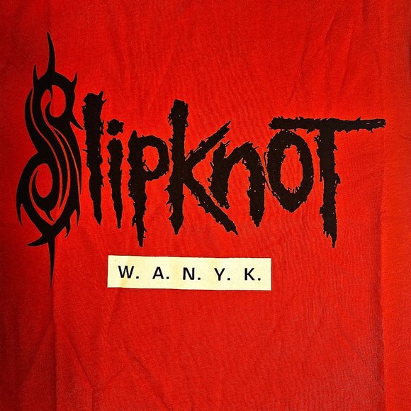 Slipknot W.A.N.Y.K hardcore metal rock Official T-Shirt L NWT made in UK - Picture 3 of 6